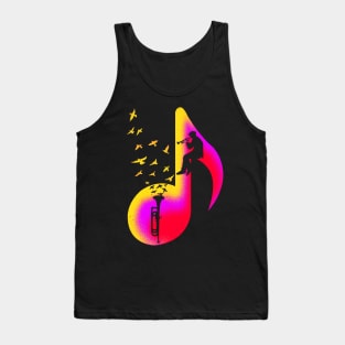 Music Bugle Player Tank Top